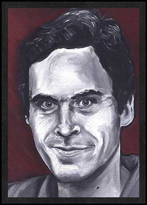Ted Bundy is Card Number 67 from the Original Serial Killer Trading Cards