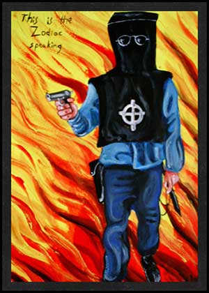 The Zodiac Killer is Card Number 64 from the New Serial Killer Trading Cards