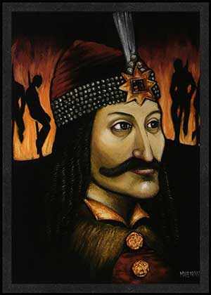 Vlad Tepes is Card Number 18 from the Original Serial Killer Trading Cards