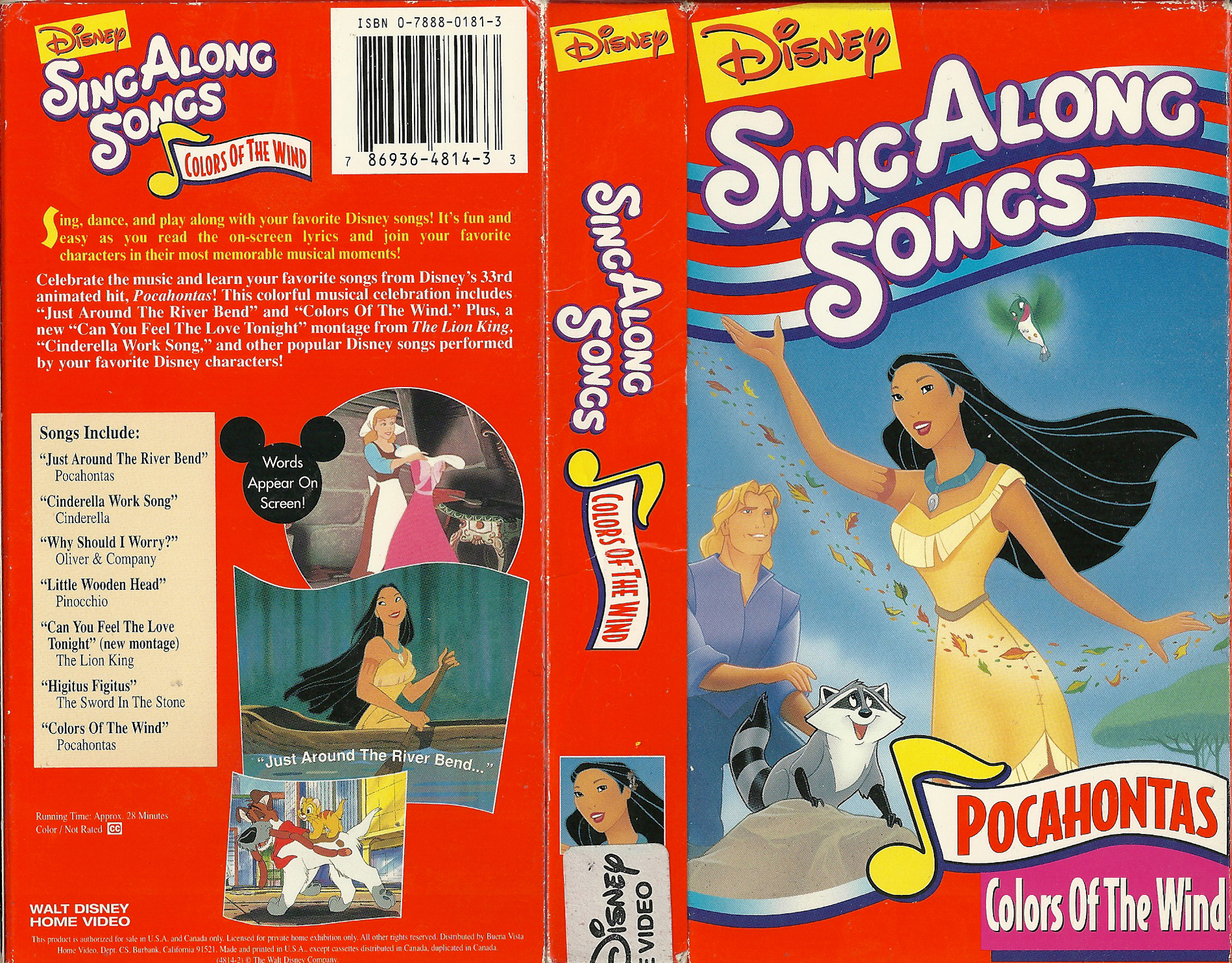Disney Sing Along Songs Pocahontas Vhs | Images and Photos finder