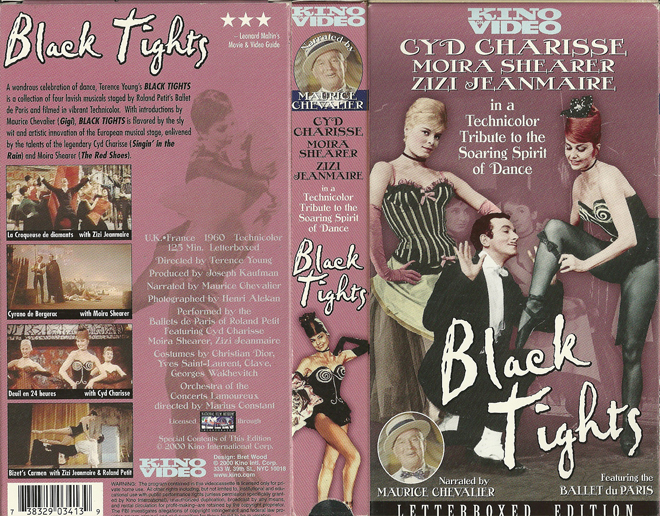 BLACK TIGHTS VHS COVER