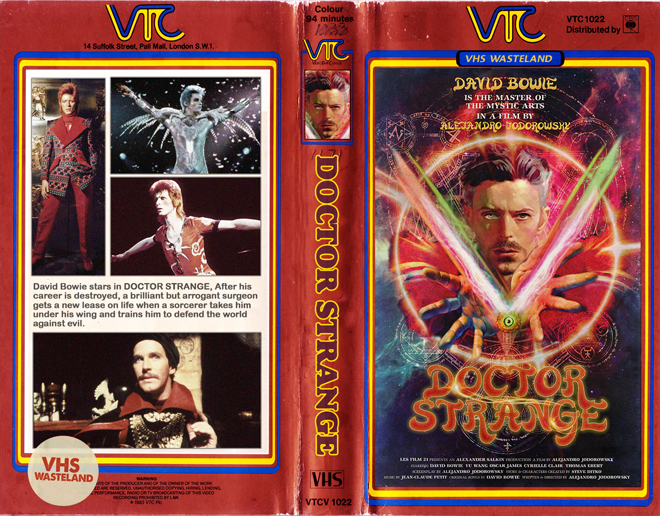 DOCTOR STRANGE CUSTOM VHS COVER 