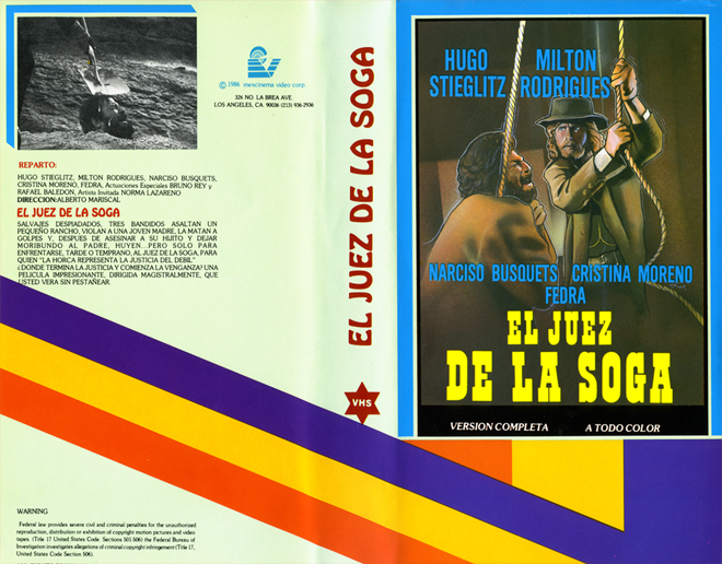 EL JUES DE LA SOGA VHS COVER