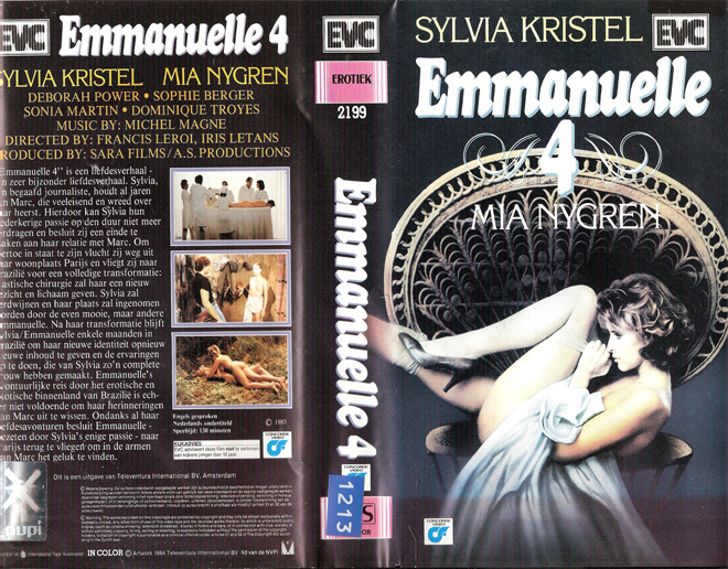 EMANUELLE 4 VHS COVER