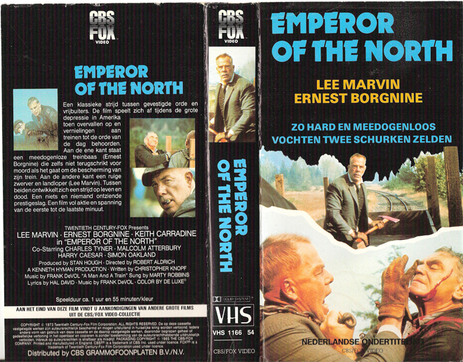 EMPEROR OF THE NORTH, BIG BOX, HORROR, ACTION EXPLOITATION, ACTION, HORROR, SCI-FI, MUSIC, THRILLER, SEX COMEDY,  DRAMA, SEXPLOITATION, VHS COVER, VHS COVERS, DVD COVER, DVD COVERS
