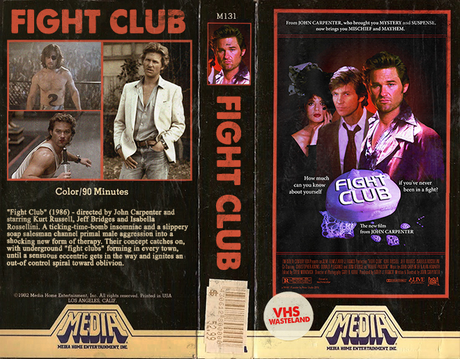 FIGHT CLUB CUSTOM VHS COVER