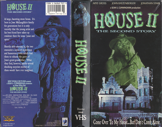 HOUSE 2 : THE SECOND STORY, VHS COVERS