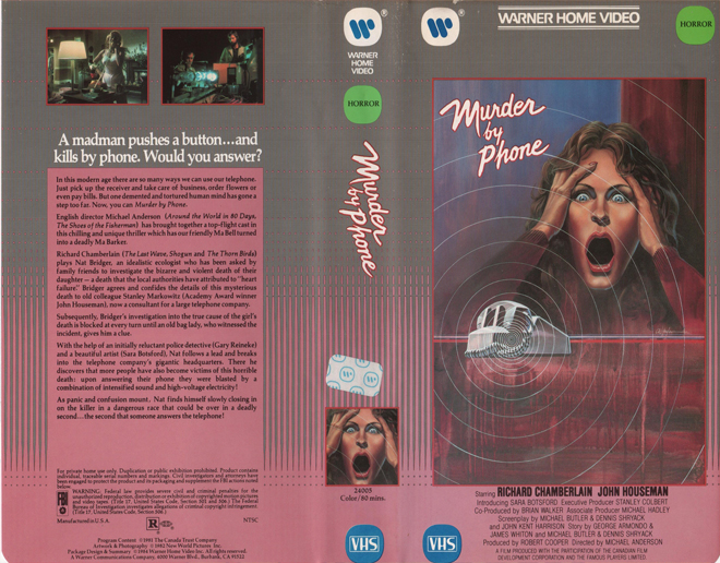 MURDER BY PHONE, ACTION VHS COVER, HORROR VHS COVER, BLAXPLOITATION VHS COVER, HORROR VHS COVER, ACTION EXPLOITATION VHS COVER, SCI-FI VHS COVER, MUSIC VHS COVER, SEX COMEDY VHS COVER, DRAMA VHS COVER, SEXPLOITATION VHS COVER, BIG BOX VHS COVER, CLAMSHELL VHS COVER, VHS COVER, VHS COVERS, DVD COVER, DVD COVERS