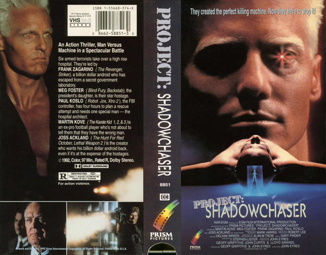 PROJECT SHADOWCHASER SCIFI VHS COVER
