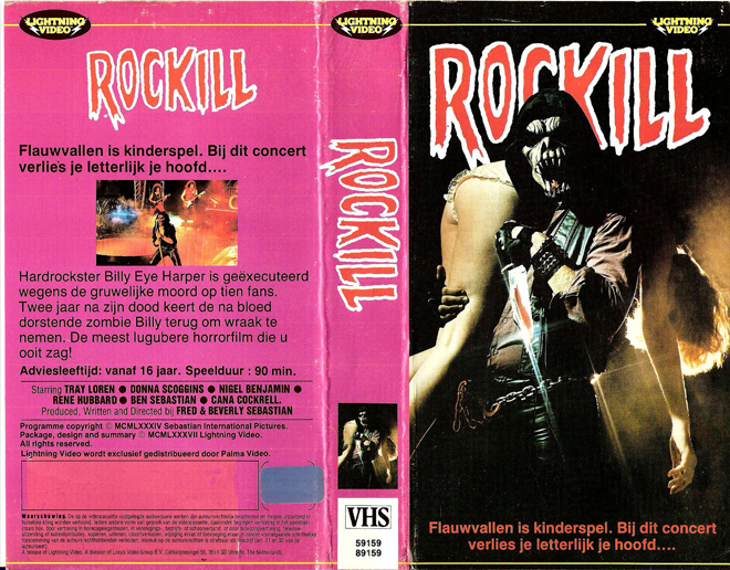 ROCKILL LIGHTNING VIDEO INTERNATIONAL 2 VHS COVER