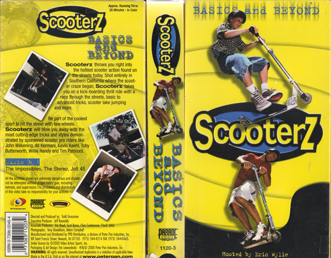 SCOOTERZ : BASICS AND BEYOND VHS COVER