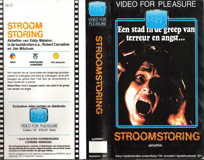 STROOM STORING VHS COVER, VHS COVERS
