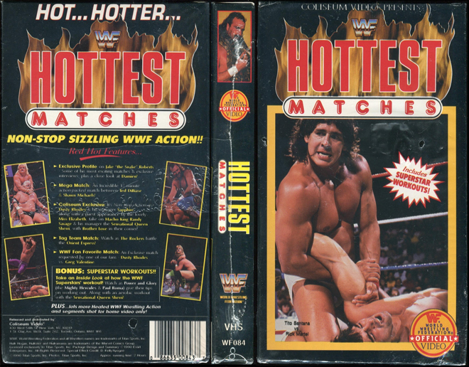 WWF HOTTEST MATCHES COLISEUM VIDEO VHS COVER