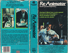 RE-ANIMATOR- HIGH RES VHS COVERS