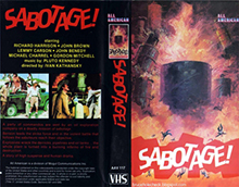 SABOTAGE- HIGH RES VHS COVERS