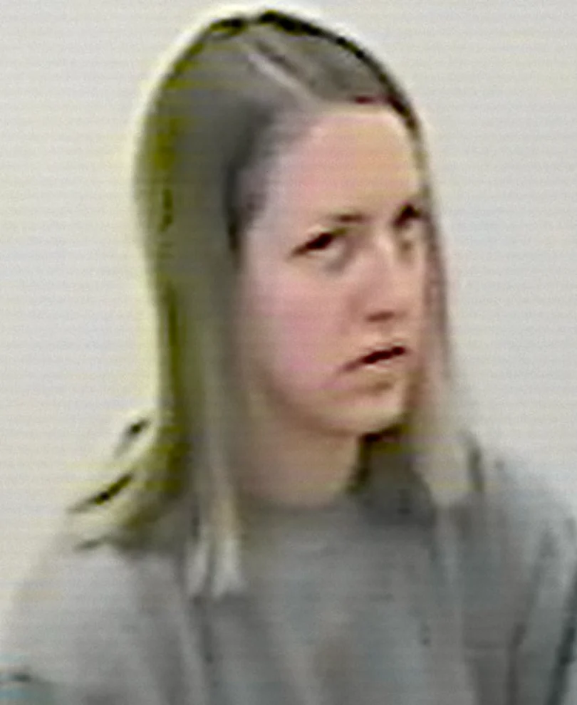 Lucy Letby in a police interview video still