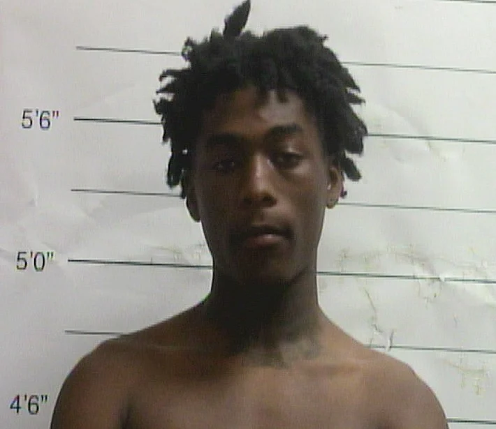 Tyrone Steele in a booking photograph