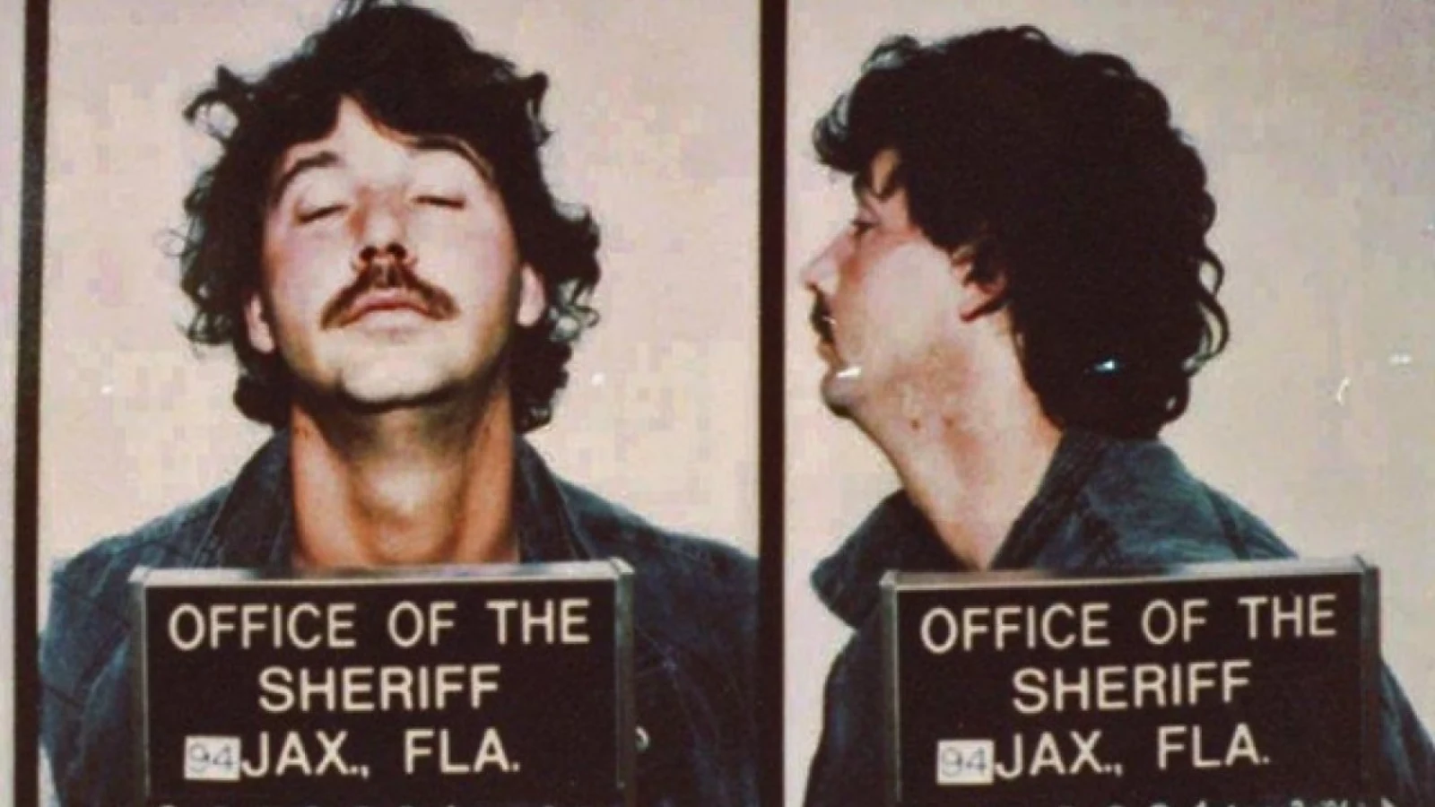 Jacksonville sheriff's office booking photograph of a young Gary Ray Bowles, front and profile