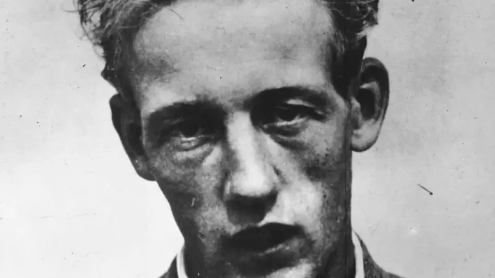 John Straffen as a young man in a black-and-white photograph from the early 1950s