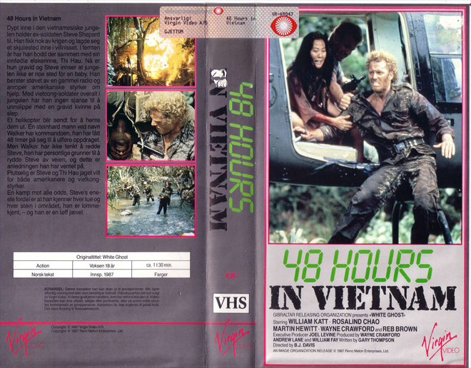 48 HOURS IN VIETNAM THRILLER ACTION HORROR SCIFI, ACTION VHS COVER, HORROR VHS COVER, BLAXPLOITATION VHS COVER, HORROR VHS COVER, ACTION EXPLOITATION VHS COVER, SCI-FI VHS COVER, MUSIC VHS COVER, SEX COMEDY VHS COVER, DRAMA VHS COVER, SEXPLOITATION VHS COVER, BIG BOX VHS COVER, CLAMSHELL VHS COVER, VHS COVER, VHS COVERS, DVD COVER, DVD COVERS