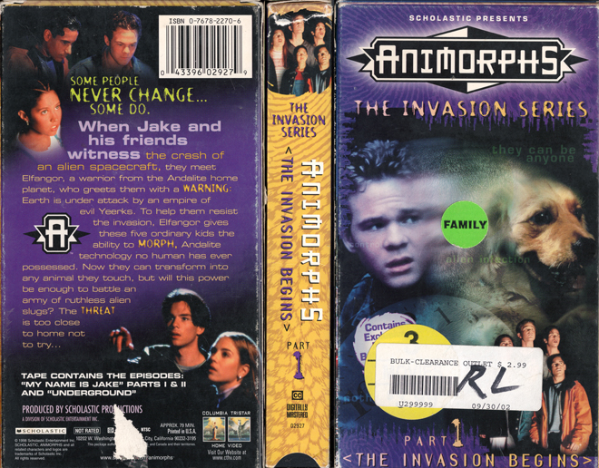 ANIMORPHS : THE INVASION BEGINS