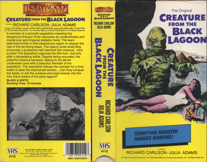 CREATURE FROM THE BLACK LAGOON, TURKISH, TURKISH VHS, RARE VHS, ACTION, HORROR, BLAXPLOITATION, HORROR, ACTION EXPLOITATION, SCI-FI, MUSIC, SEX COMEDY, DRAMA, SEXPLOITATION, VHS COVER, VHS COVERS, DVD COVER, DVD COVERS