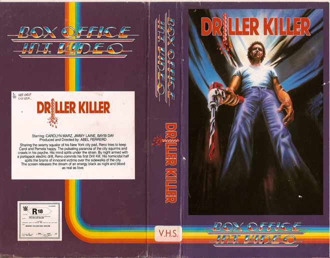 DRILLER KILLER BOX OFFICE INTERNATIONAL VIDEO - SUBMITTED BY RYAN GELATIN