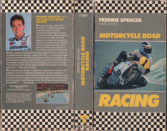 FREDDIE SPENCER EXPLAINS MOTORCYCLE ROAD RACING