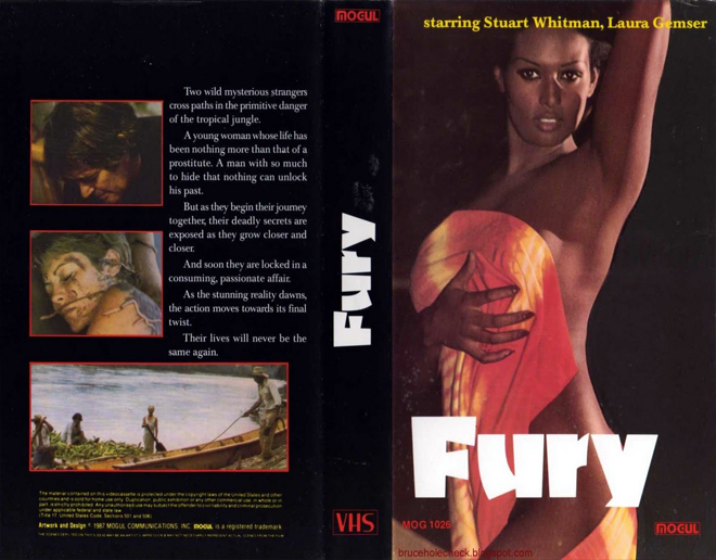 FURY, HORROR, ACTION EXPLOITATION, ACTION, ACTIONXPLOITATION, SCI-FI, MUSIC, THRILLER, SEX COMEDY,  DRAMA, SEXPLOITATION, VHS COVER, VHS COVERS, DVD COVER, DVD COVERS