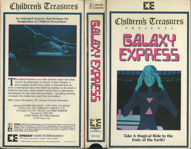 GALAXY EXPRESS, ACTION, HORROR, BLAXPLOITATION, HORROR, ACTION EXPLOITATION, SCI-FI, MUSIC, SEX COMEDY, DRAMA, SEXPLOITATION, BIG BOX, CLAMSHELL, VHS COVER, VHS COVERS, DVD COVER, DVD COVERS