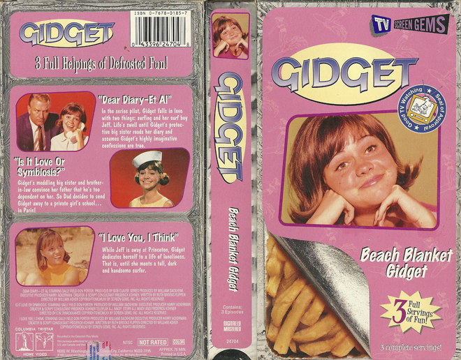 GIDGET BEACH BLANKET GIDGET, HORROR, ACTION EXPLOITATION, ACTION, ACTIONXPLOITATION, SCI-FI, MUSIC, THRILLER, SEX COMEDY,  DRAMA, SEXPLOITATION, VHS COVER, VHS COVERS, DVD COVER, DVD COVERS