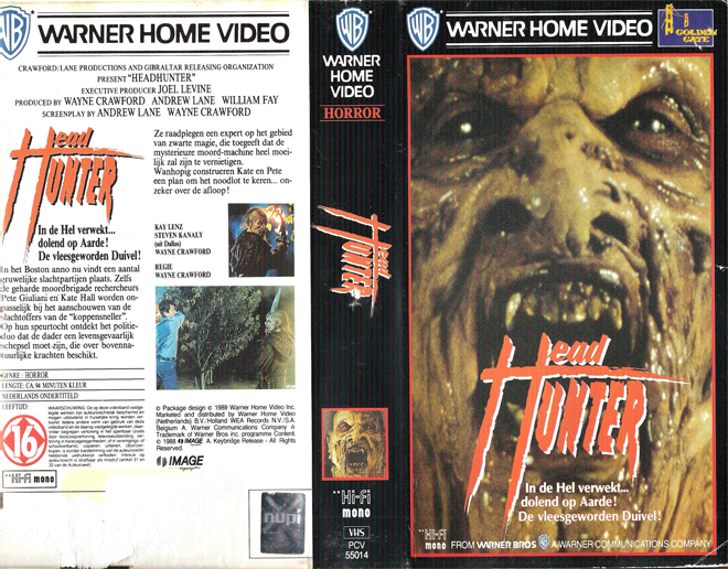 HEAD HUNTER, BIG BOX, HORROR, ACTION EXPLOITATION, ACTION, HORROR, SCI-FI, MUSIC, THRILLER, SEX COMEDY,  DRAMA, SEXPLOITATION, VHS COVER, VHS COVERS, DVD COVER, DVD COVERS