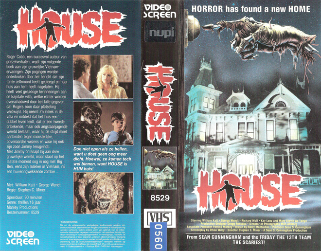 HOUSE VIDEO SCREEN VHS COVER