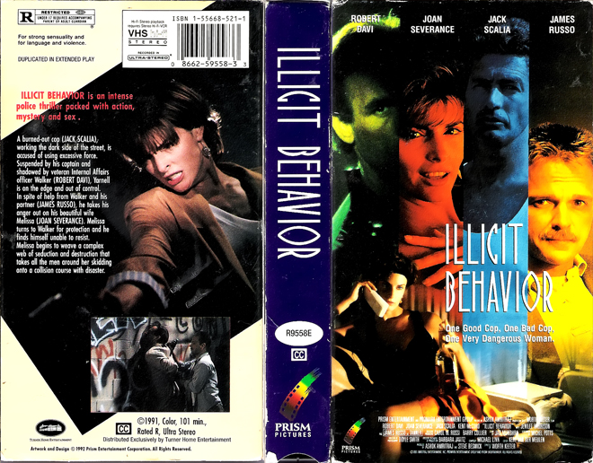 ILLICIT BEHAVIOR, HORROR, ACTION EXPLOITATION, ACTION, HORROR, SCI-FI, MUSIC, THRILLER, SEX COMEDY,  DRAMA, SEXPLOITATION, VHS COVER, VHS COVERS