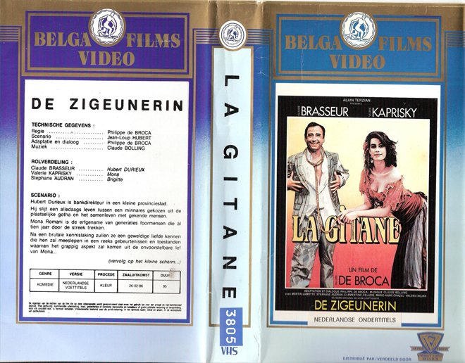 LA GITANE VHS COVER