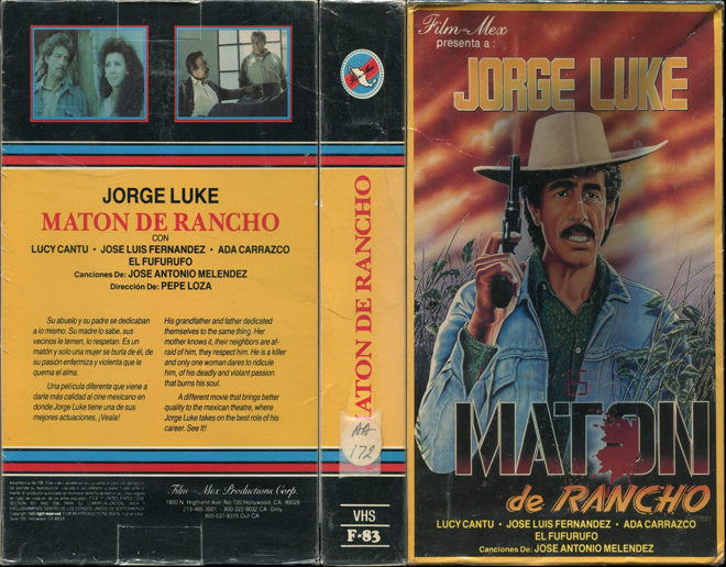 MATON DE RANCHO, ACTION VHS COVER, HORROR VHS COVER, BLAXPLOITATION VHS COVER, HORROR VHS COVER, ACTION EXPLOITATION VHS COVER, SCI-FI VHS COVER, MUSIC VHS COVER, SEX COMEDY VHS COVER, DRAMA VHS COVER, SEXPLOITATION VHS COVER, BIG BOX VHS COVER, CLAMSHELL VHS COVER, VHS COVER, VHS COVERS, DVD COVER, DVD COVERS