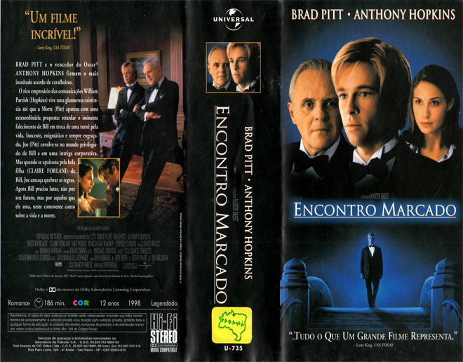 MEET JOE BLACK BRAZIL, BRAZIL VHS, BRAZILIAN VHS, ACTION VHS COVER, HORROR VHS COVER, BLAXPLOITATION VHS COVER, HORROR VHS COVER, ACTION EXPLOITATION VHS COVER, SCI-FI VHS COVER, MUSIC VHS COVER, SEX COMEDY VHS COVER, DRAMA VHS COVER, SEXPLOITATION VHS COVER, BIG BOX VHS COVER, CLAMSHELL VHS COVER, VHS COVER, VHS COVERS, DVD COVER, DVD COVERS