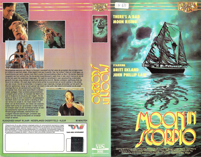 MOON IN SCORPIO, VESTRON VIDEO INTERNATIONAL, BIG BOX, HORROR, ACTION EXPLOITATION, ACTION, HORROR, SCI-FI, MUSIC, THRILLER, SEX COMEDY,  DRAMA, SEXPLOITATION, VHS COVER, VHS COVERS, DVD COVER, DVD COVERS