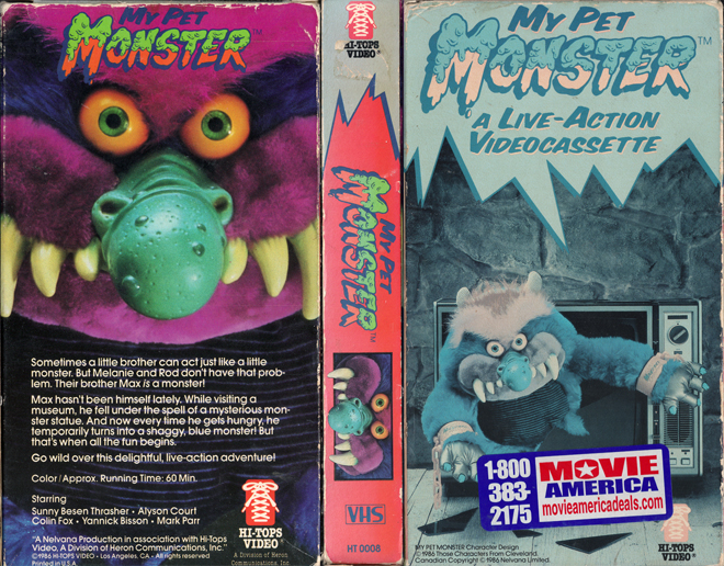 MY PET MONSTER : A LIVE ACTION VIDEOCASSETTE