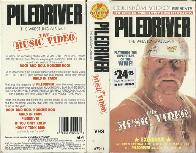 PILEDRIVER, HULK HOGAN, ACTION, HORROR, BLAXPLOITATION, HORROR, ACTION EXPLOITATION, SCI-FI, MUSIC, SEX COMEDY, DRAMA, SEXPLOITATION, BIG BOX, CLAMSHELL, VHS COVER, VHS COVERS, DVD COVER, DVD COVERS