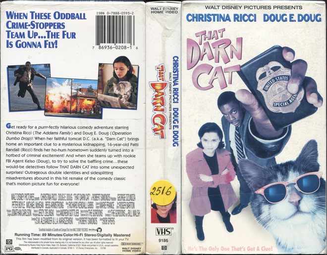 THAT DARN CAT, ACTION, HORROR, BLAXPLOITATION, HORROR, ACTION EXPLOITATION, SCI-FI, MUSIC, SEX COMEDY, DRAMA, SEXPLOITATION, VHS COVER, VHS COVERS, DVD COVER, DVD COVERS