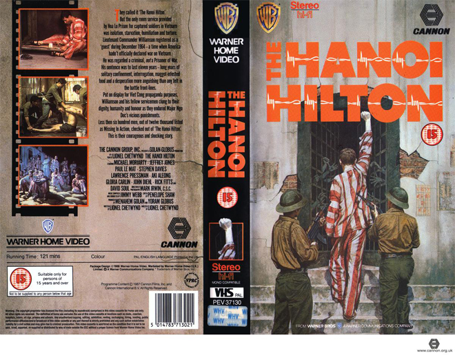 THE HANOI HILTON, THRILLER ACTION HORROR SCIFI, ACTION VHS COVER, HORROR VHS COVER, BLAXPLOITATION VHS COVER, HORROR VHS COVER, ACTION EXPLOITATION VHS COVER, SCI-FI VHS COVER, MUSIC VHS COVER, SEX COMEDY VHS COVER, DRAMA VHS COVER, SEXPLOITATION VHS COVER, BIG BOX VHS COVER, CLAMSHELL VHS COVER, VHS COVER, VHS COVERS, DVD COVER, DVD COVERS