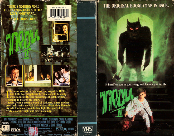 TROLL 2 VHS COVER