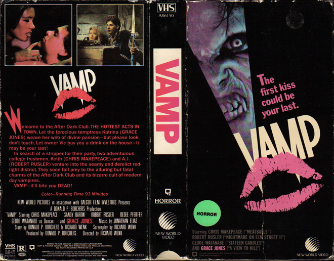 VAMP, HORROR, ACTION EXPLOITATION, ACTION, HORROR, SCI-FI, MUSIC, THRILLER, SEX COMEDY,  DRAMA, SEXPLOITATION, VHS COVER, VHS COVERS, DVD COVER, DVD COVERS