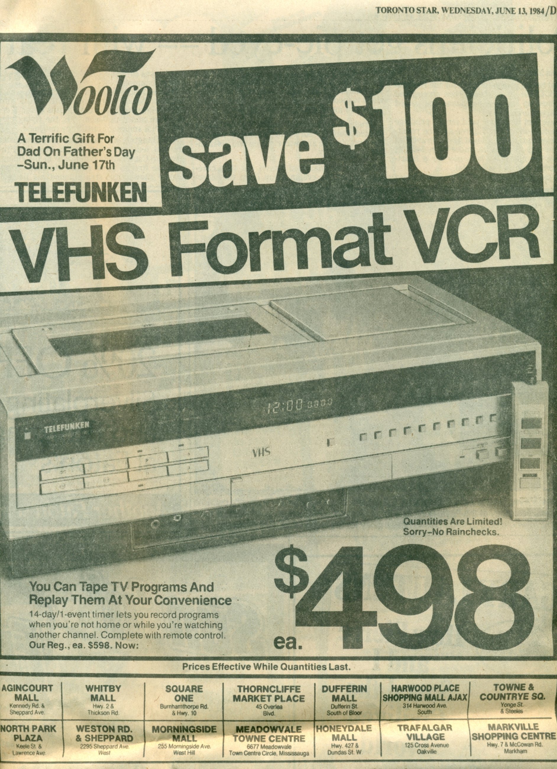 CLASSIC VHS AD